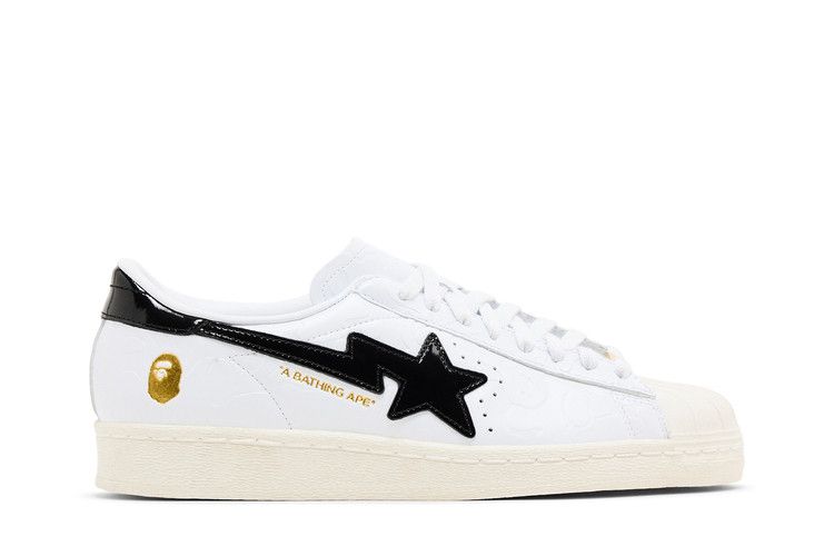 BAPE x adidas Superstar Vintage 'White Black'