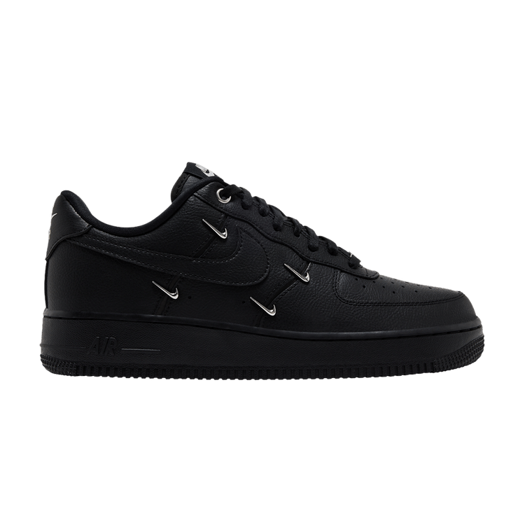 Nike Wmns Air Force 1 '07 LX 'Black Silver Mini Swoosh'