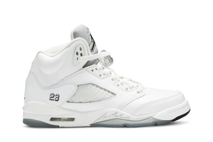 Air Jordan 5 Retro BG 'White Metallic' 2015