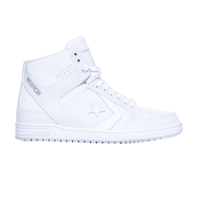 Converse Weapon Mid 'Triple Whilte' — White/White/White