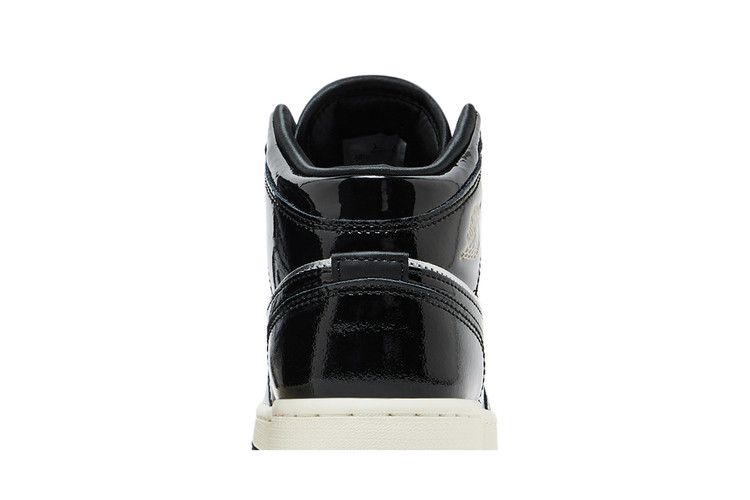 Air Jordan 1 Mid SE GS 'Black Metallic Silver'