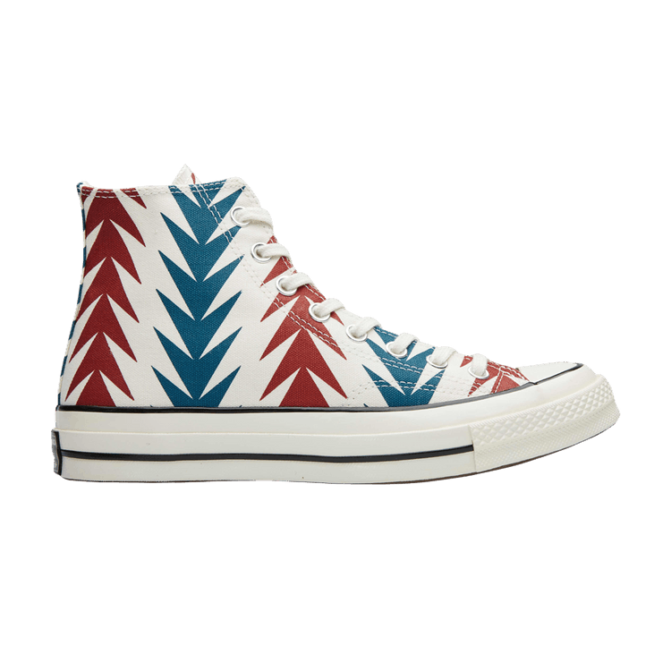 Converse Chuck Taylor All Star 70 High 'Aztec Print' — Chili Paste/Black/White