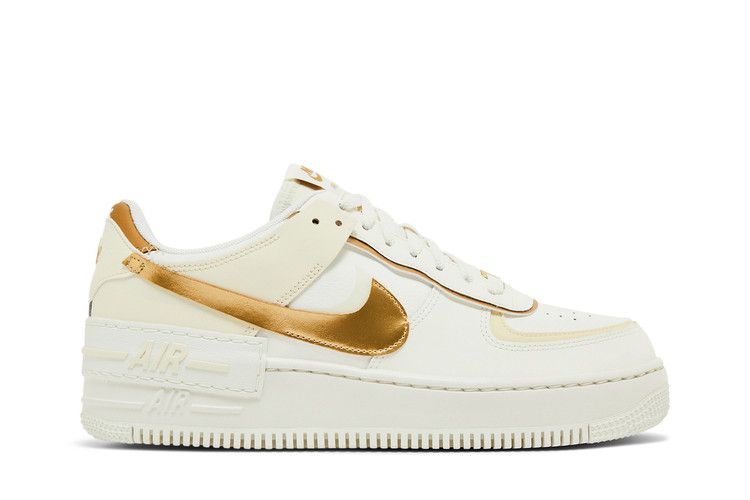 Nike Wmns Air Force 1 Shadow 'Sail Metallic Gold'