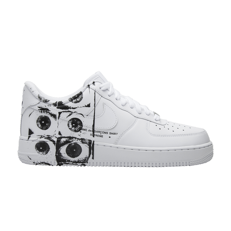 Supreme x Comme des Garçons SHIRT x Nike Air Force 1 Low 'Eyes'