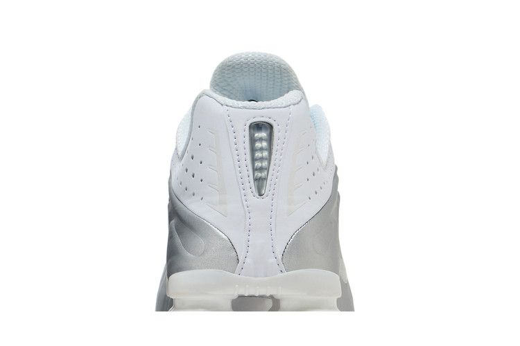 Nike Shox R4 'White Metallic Silver' 2024