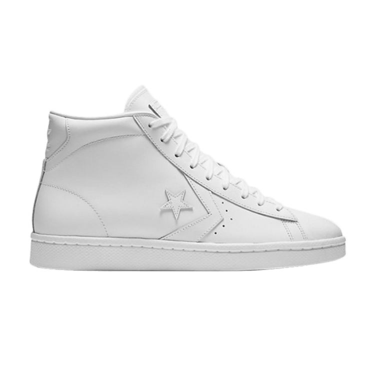 Converse Pro Leather Mid 'Triple White' — White/White/White