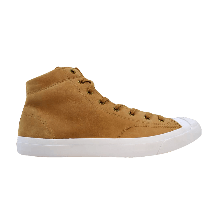 Converse Jack Purcell Jack Mid 'Raw Sugar' — Raw Sugar/Raw Sugar/White