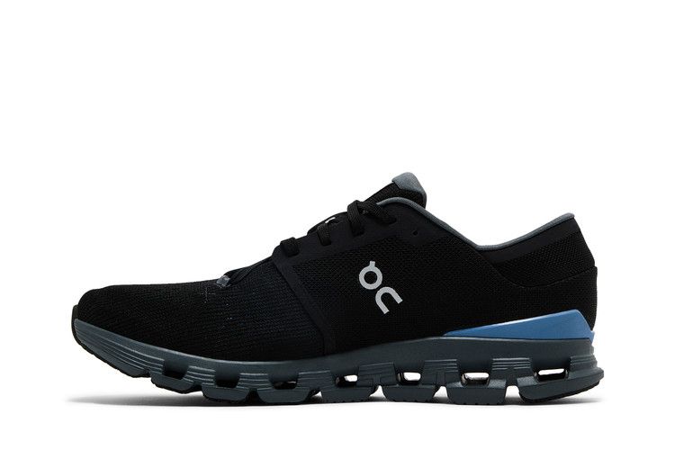 ON Cloud X 4 'Black Chambray' — Black/Chambray