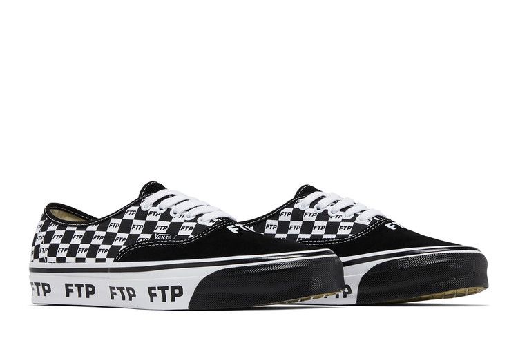 FTP x Vans Authentic 44 'Checkerboard' — White/Black