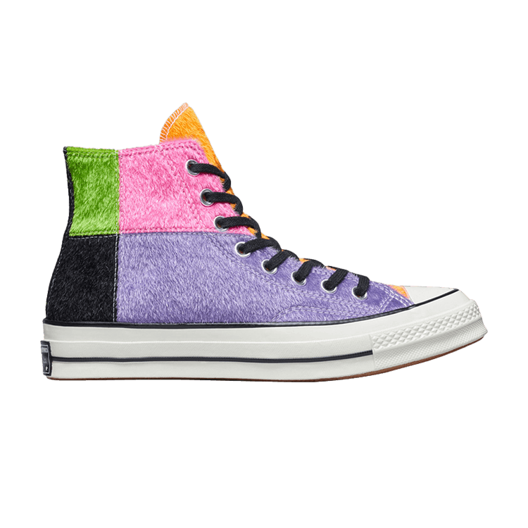 Converse Chuck 70 Hi 'Multicolor Fur' — Lilac/Bubblegum/Egret