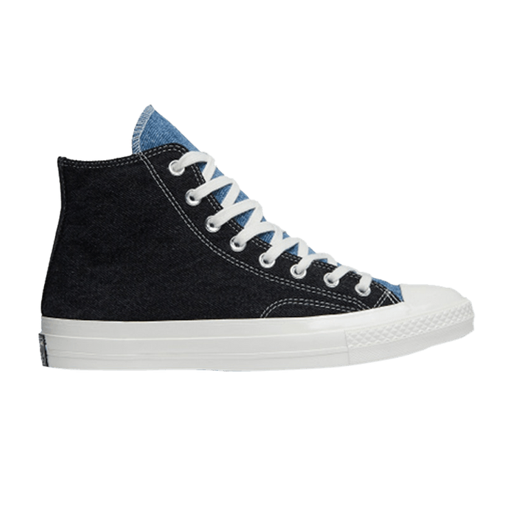Converse Chuck 70 Hi 'Tri-Panel Denim' — Dark Denim/Light Denim/Egret