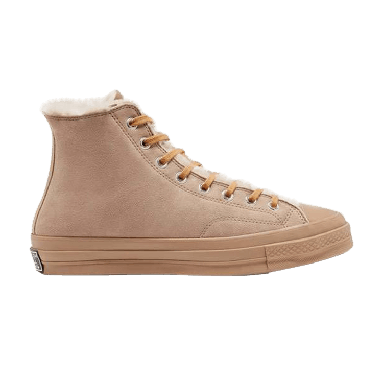 Converse Tri Panel x Chuck 70 Hi 'Khaki Shearling' — Khaki/Brown
