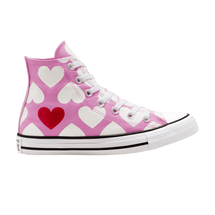 Converse Chuck Taylor All Star High 'Twisted Hearts - Peony Pink' — Peony Pink/White/Black