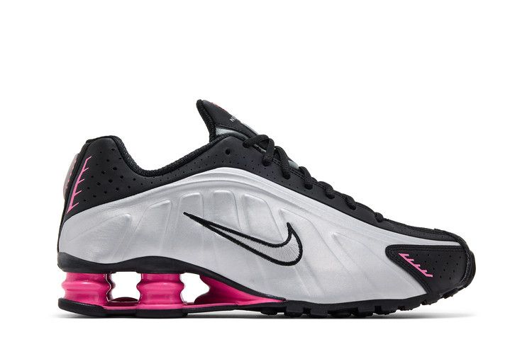 Nike Wmns Shox R4 'Black Metallic Silver Pinksicle'