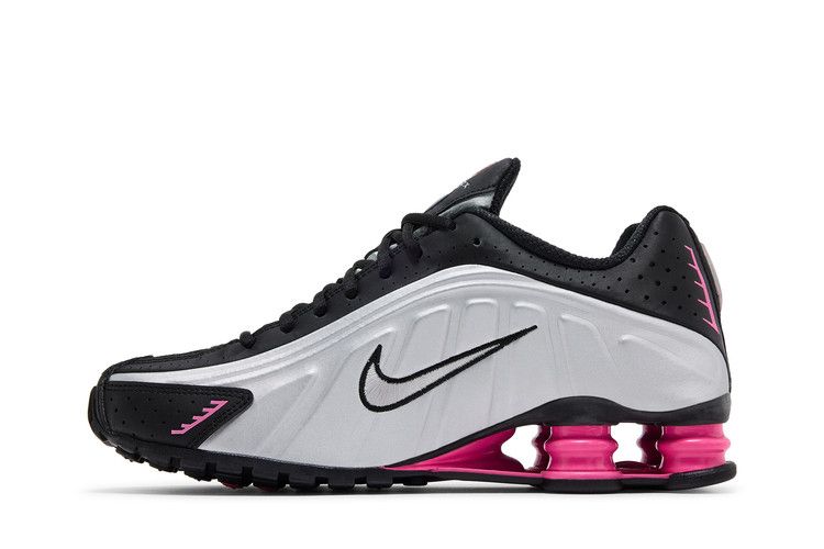 Nike Wmns Shox R4 'Black Metallic Silver Pinksicle'