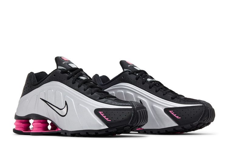Nike Wmns Shox R4 'Black Metallic Silver Pinksicle'