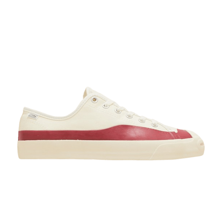 Pop Trading Company x Converse Jack Purcell Pro Low 'Egret Red' — Egret/Red