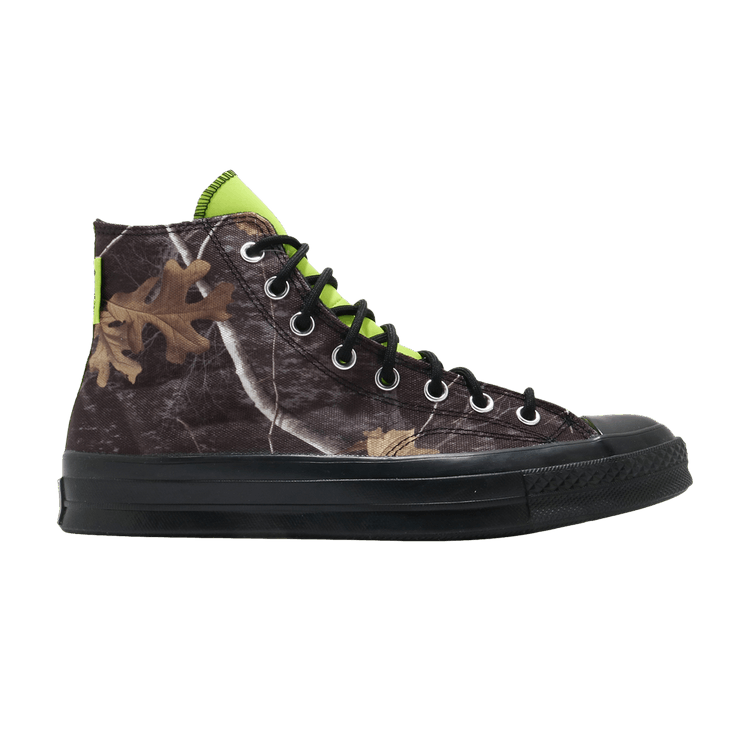 Realtree x Converse Chuck 70 GTX High 'Black' — Black/Lemon Venom/Egret