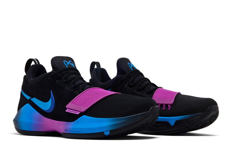 Nike PG 1 'Flip the Switch' — Black/Deep Royal Blue-Photo Blue-Blue Fury-Hyper Violet (IV2869 002)