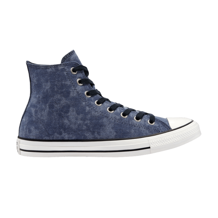 Converse Chuck Taylor All Star High 'Washed Canvas - Midnight Navy' — Midnight Navy/Midnight Navy