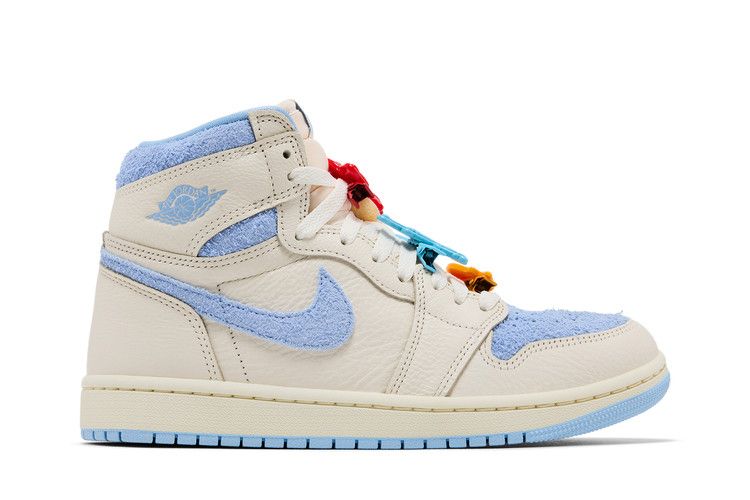 Wmns Air Jordan 1 High OG 'Pale Ivory Pyschic Blue'