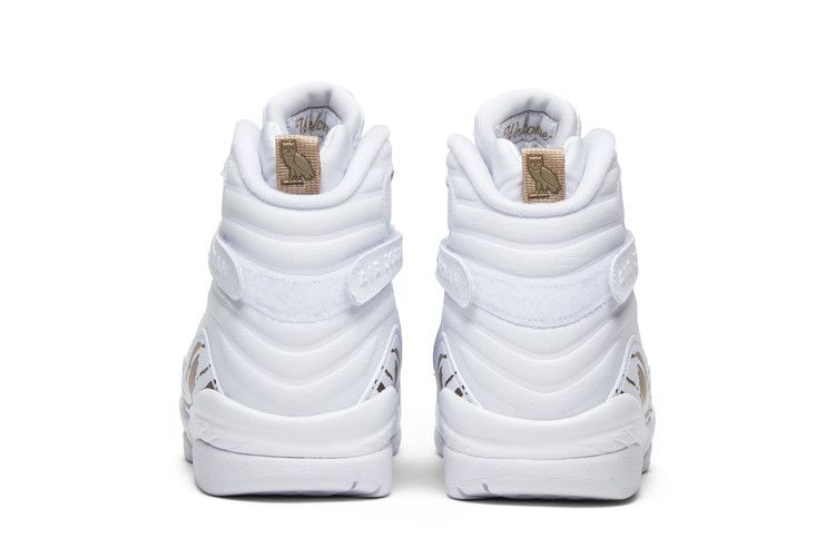 OVO x Air Jordan 8 Retro 'White'