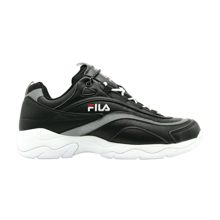Fila Ray 'Black' — Black/Red/Metallic Silver