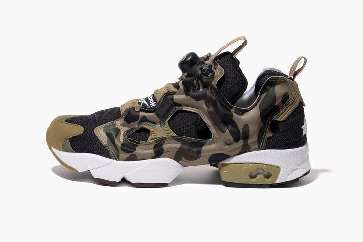 A Bathing Ape x Mita x Reebok InstaPump Fury OG 'Black Earth' — Black/Earth/Green/Steel