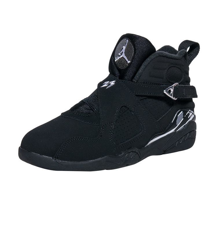 Air Jordan 8 Retro PS 'Chrome' — Black/White-Light Graphite