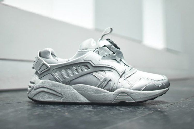 Puma Disc Blaze Reflective — Silver / Metallic Black