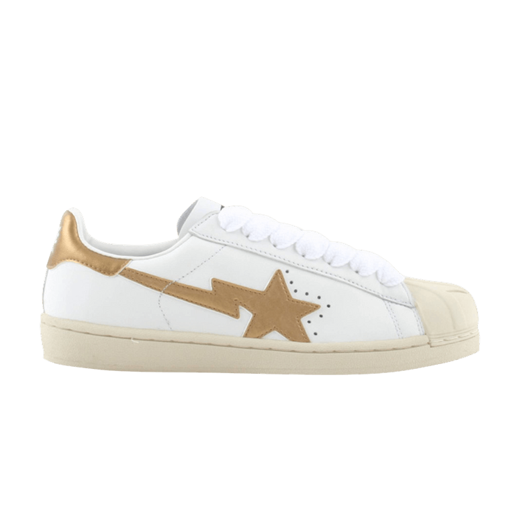 Bapesta FS-004 Low 'White Gold' — White/Gold