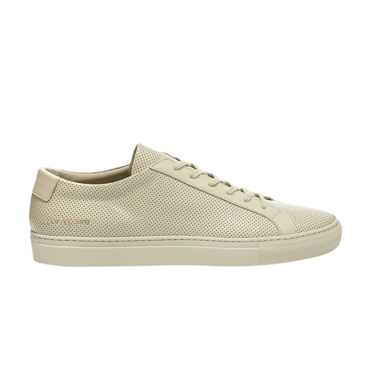 Common Projects Achilles Low Perforated 'Carta' — Carta/Carta