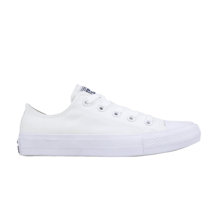Converse Chuck Taylor All Star 2 Low GS 'White Navy' — White/White/Navy