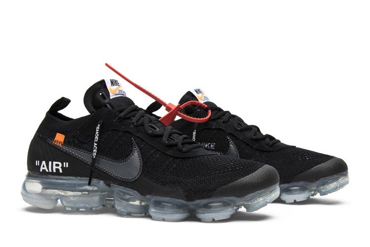 Off-White x Nike Air VaporMax 'Part 2' — Black/Total Orange-Clear