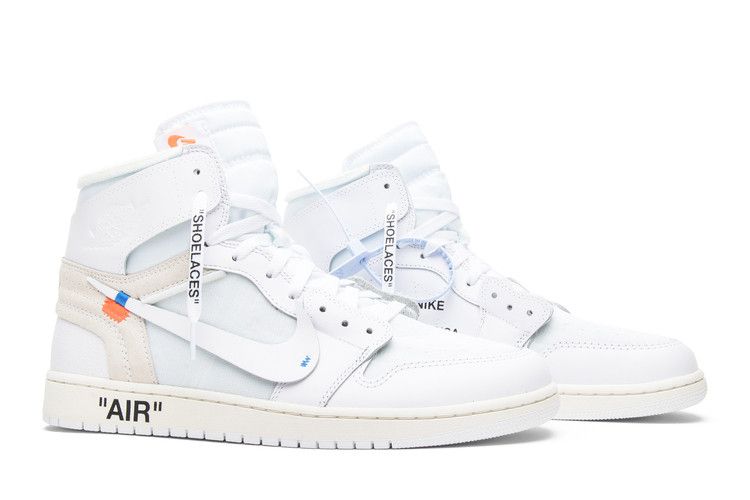 Off-White x Air Jordan 1 Retro High OG 'White' 2018