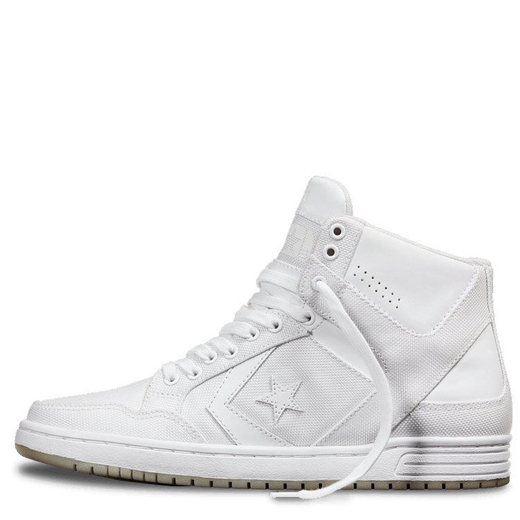 Converse Weapon Mid 'Triple Whilte' — White/White/White