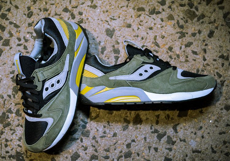 Saucony Grid 9000 'Autumn' — Green / Black