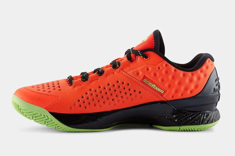Under Armour Curry Low 'Bolt Orange' — Bolt Orange/Black/Avex Green