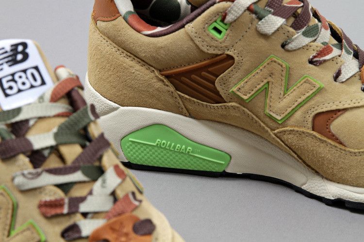 New Balance Fingercroxx 580 — Wheat/Brown/Camo