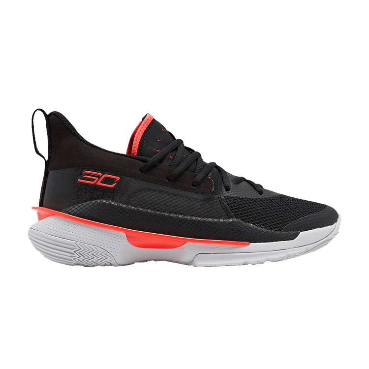 Under Armour Curry 7 'Beta Red' — Black/Pitch Grey-Beta Red