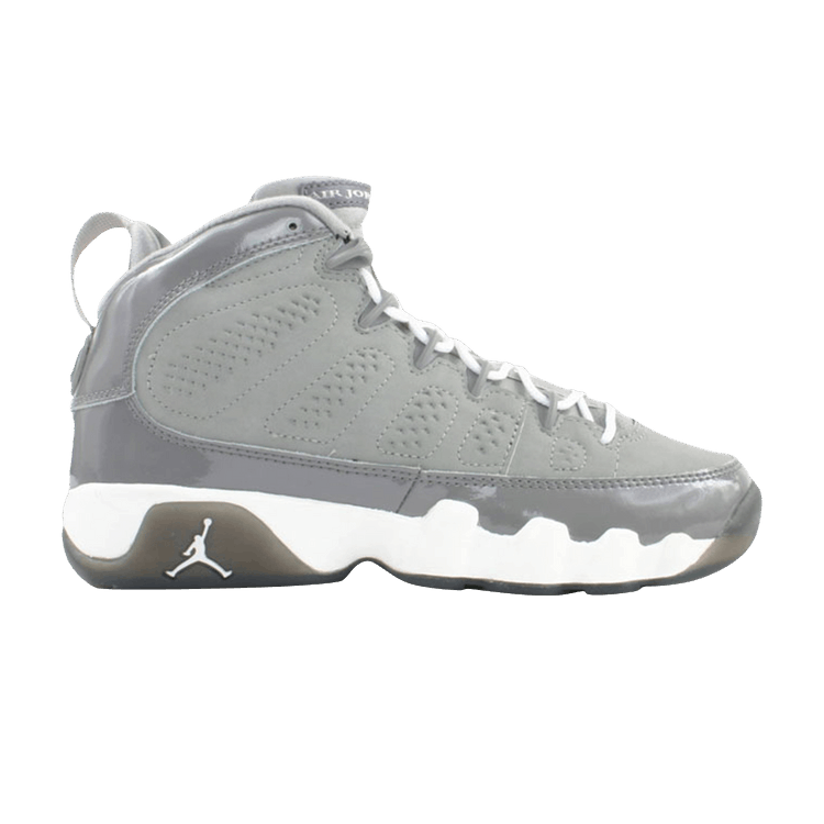 Air Jordan 9 Retro GS — Medium Grey/White-Cool Grey