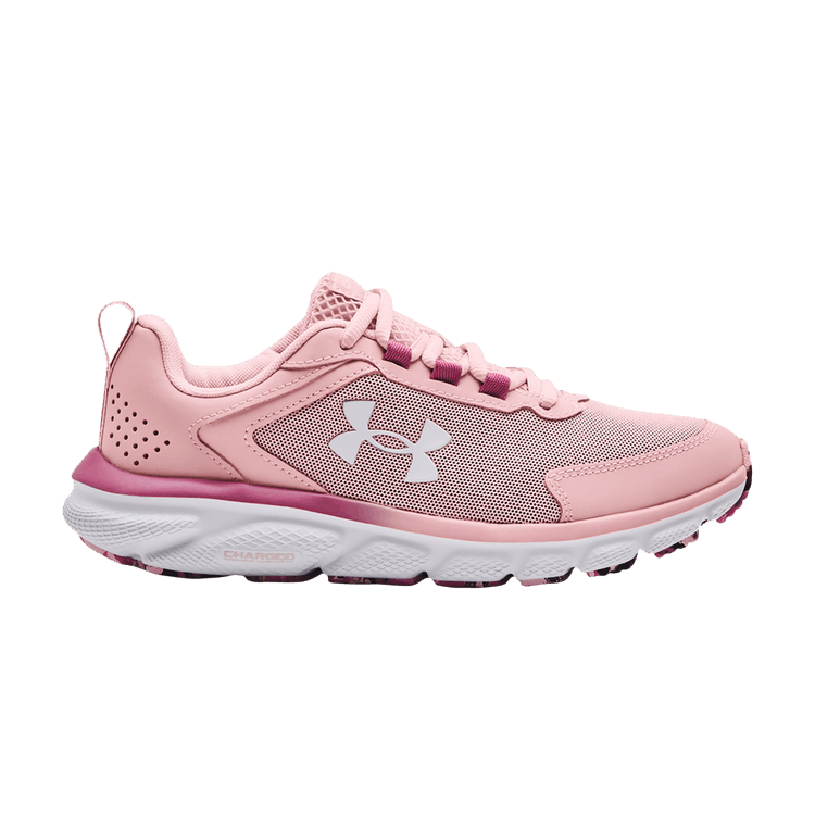 Under Armour Wmns Charged Assert 9 Marble 'Pink White' — Pink