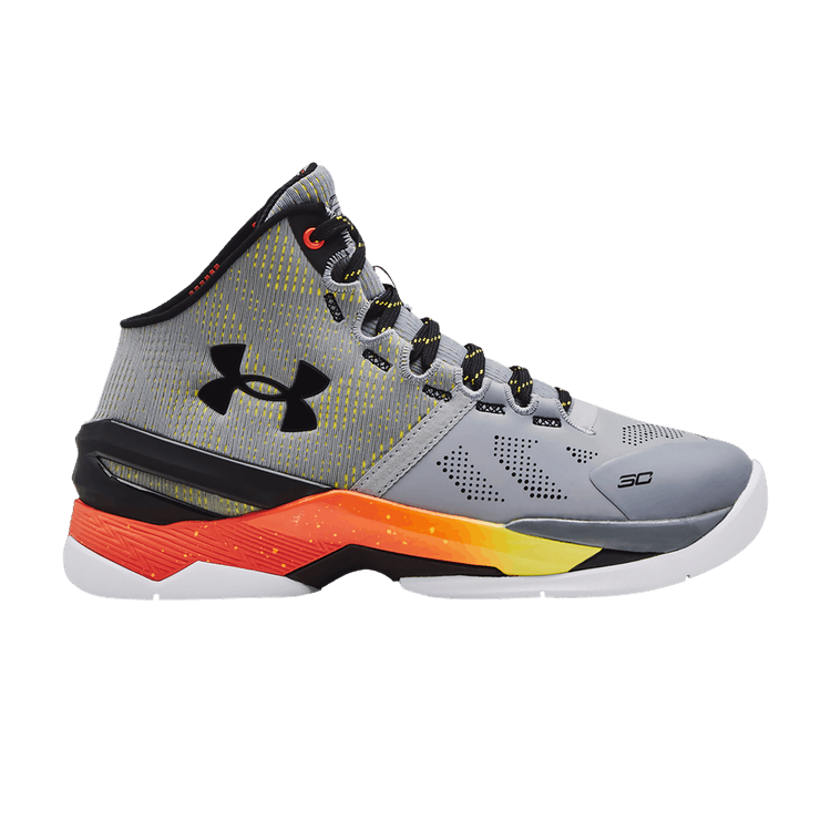 Under Armour Curry 2 Retro GS 'Iron Sharpens Iron' 2022 — Steel/Sunbleached