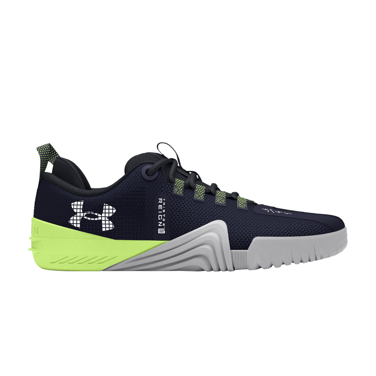 Under Armour TriBase Reign 6 'Midnight Navy Morph Green' — Midnight Navy/Morph Green/White