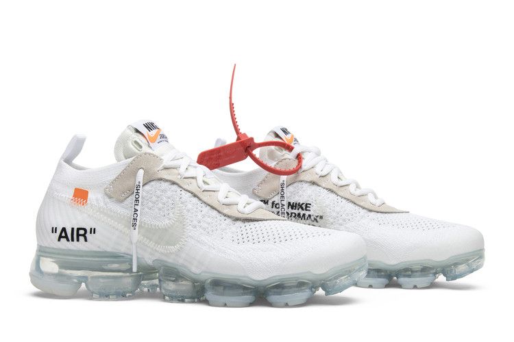 Off-White x Nike Air VaporMax 'Part 2' — White/Total Orange-Black