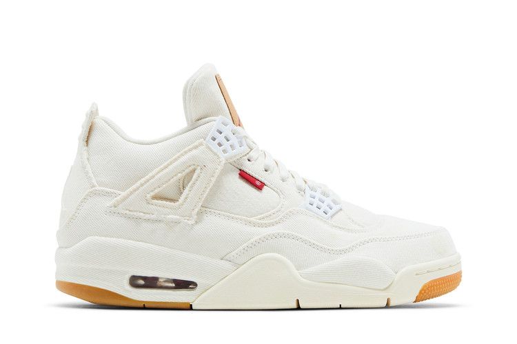 Levi's x Air Jordan 4 Retro 'White Denim'