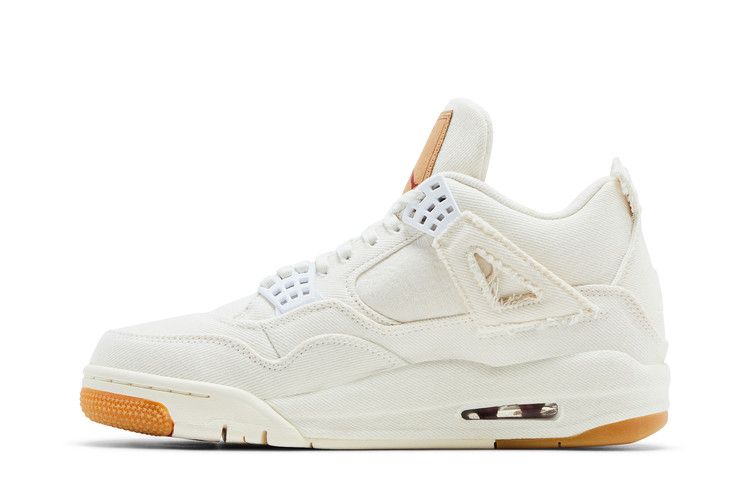 Levi's x Air Jordan 4 Retro 'White Denim'