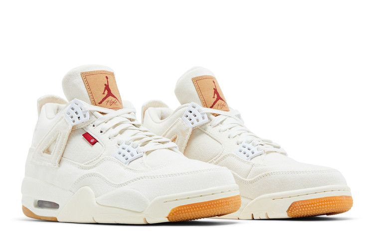 Levi's x Air Jordan 4 Retro 'White Denim'
