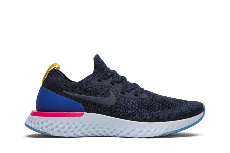 Nike Epic React Flyknit 'College Navy' — College Navy/College Navy-Pink Blast