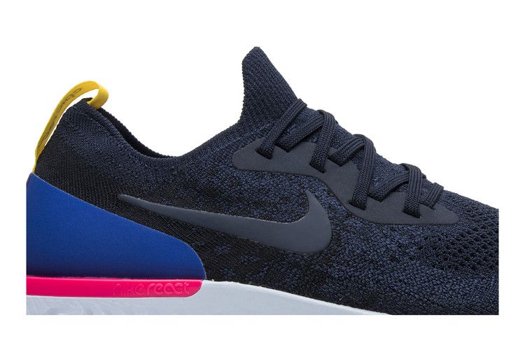 Nike Epic React Flyknit 'College Navy' — College Navy/College Navy-Pink Blast